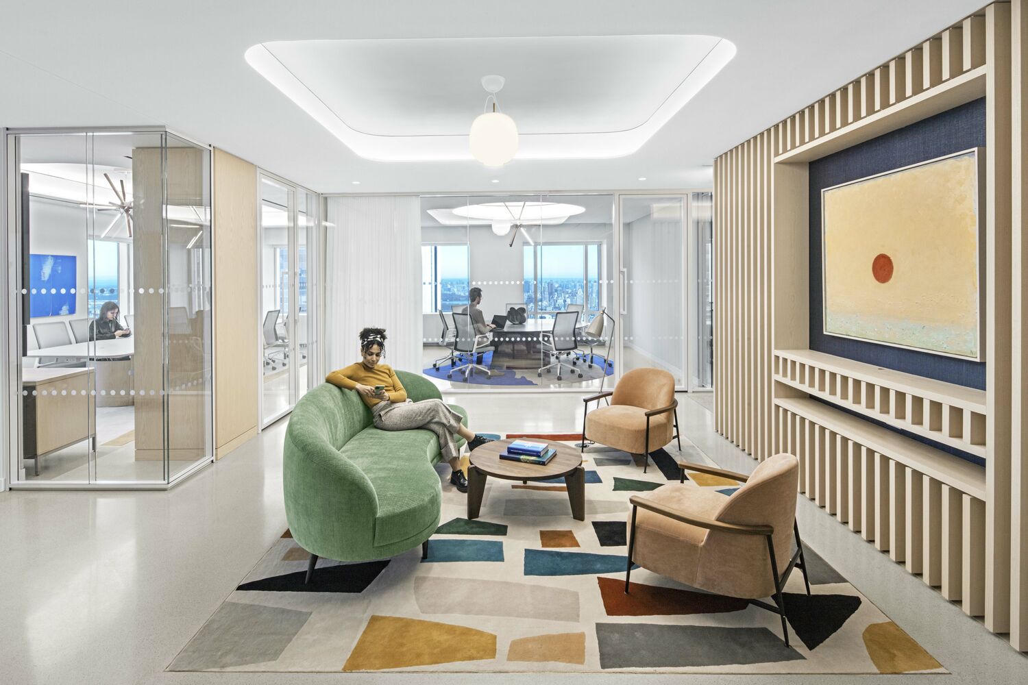 Modern office environment representing B2B client success